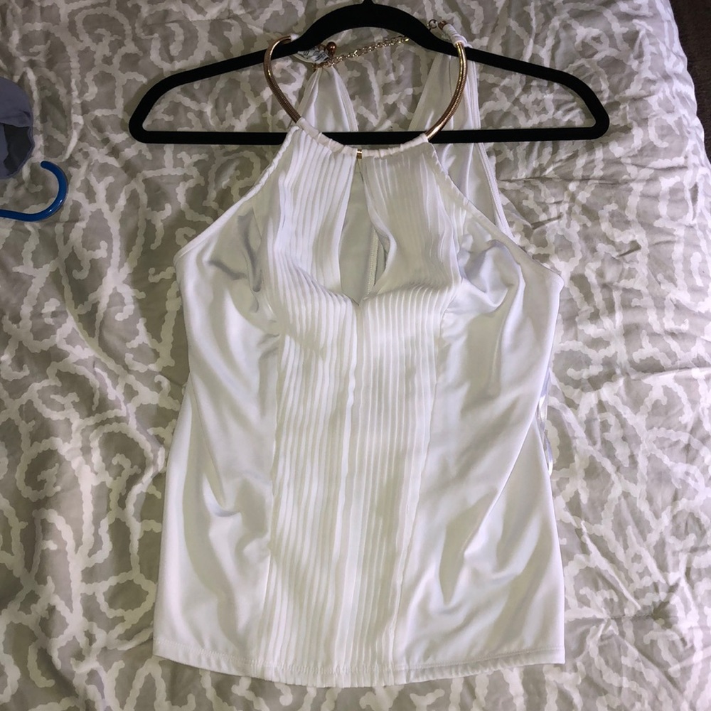 bebe white top